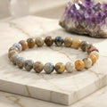 Bracelet "Joie" en Agate Crazy Lace