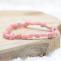 Bracelet roulé "Compassion" en Rhodochrosite