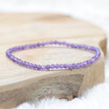 Bracelet "Sagesse" en Améthyste à facettes