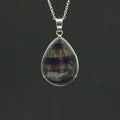 Pendentif "Concentration" Goutte en Fluorine