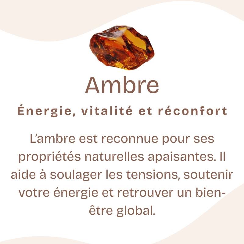 Pendentif "Renforcement" en Ambre, ARGENT 925 : AMB2