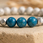 Bracelet "Minceur" En Apatite et Howlite