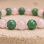 Bracelet "Bien-Être" Mix en Quartz Rose et Aventurine