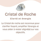 Bracelet roulé "Amplificateur" en Quartz (Cristal de Roche)