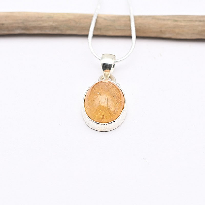 Pendentif "Renforcement" en Ambre, ARGENT 925 : AMB4