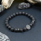 Bracelet Homme Pierre de Lave - Ancrage et Vitalité Marin