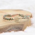 Bracelet Boho "Soulagement et Arbre de Vie"