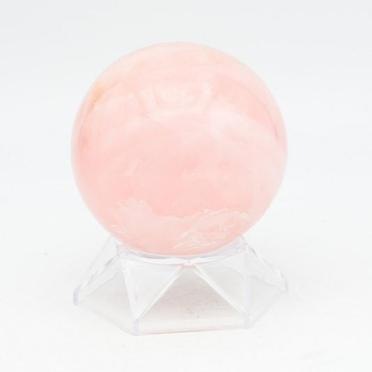 Sphère de Quartz Rose (550g) Ref : SR3