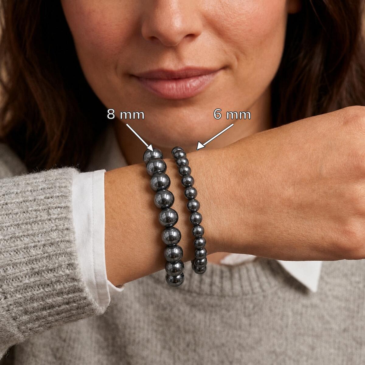 Bracelet "Dissipation" en Hématite