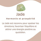 Bracelet "Sérénité" en Jade Chip
