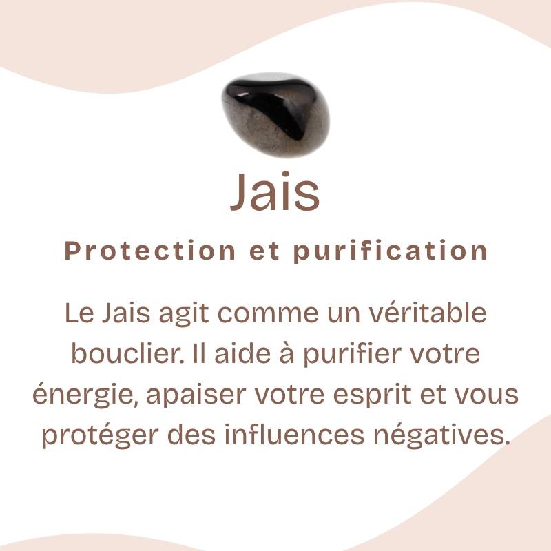 Bracelet "Évolution" en Jais