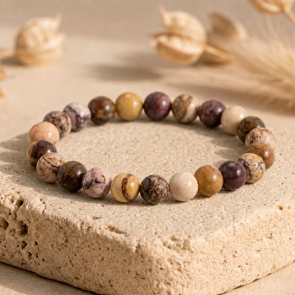Bracelet "Soulagement" en Jaspe