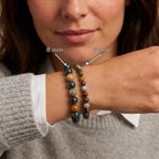 Bracelet "Calme" en Jaspe Océan