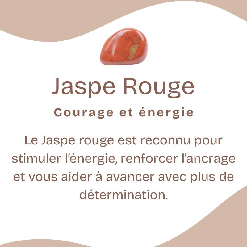 Oeuf de Yoni en Jaspe Rouge - Renforcez votre Périnée et Augmentez votre Énergie Féminine