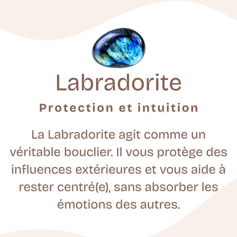Collier Boho "Pierre de Protection"