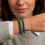 Bracelet "Paix" en Malachite