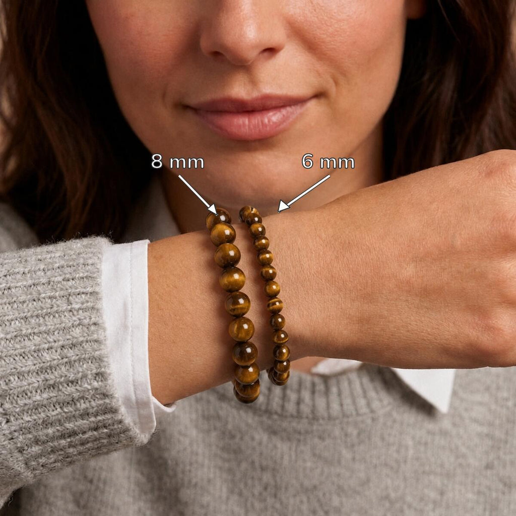 Bracelet "Confiance" en Oeil-de-Tigre