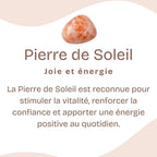 Pendentif "Optimisme" Roulé en Pierre de Soleil