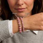 Bracelet "Soin" en Rhodonite D'Australie
