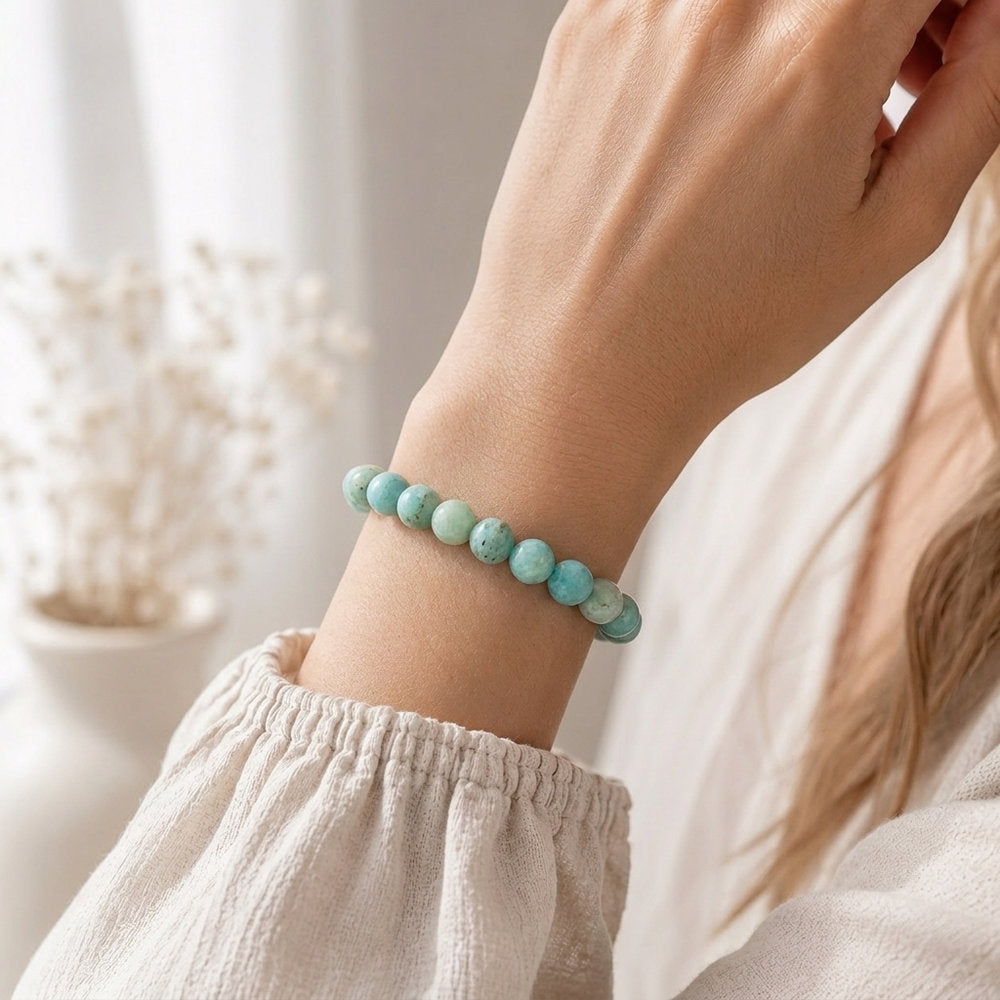 Bracelet "Apaisement" en Amazonite du Brésil