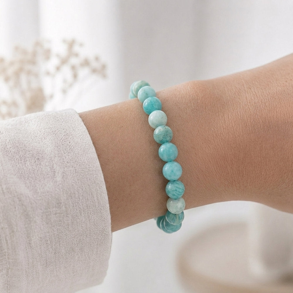 Bracelet "Apaisement" en Amazonite du Brésil