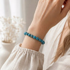Bracelet "Motivation" en Apatite Bleue