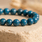 Bracelet "Motivation" en Apatite Bleue