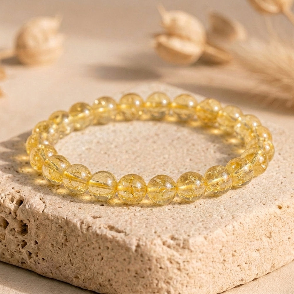 Bracelet "Réussite" en Citrine