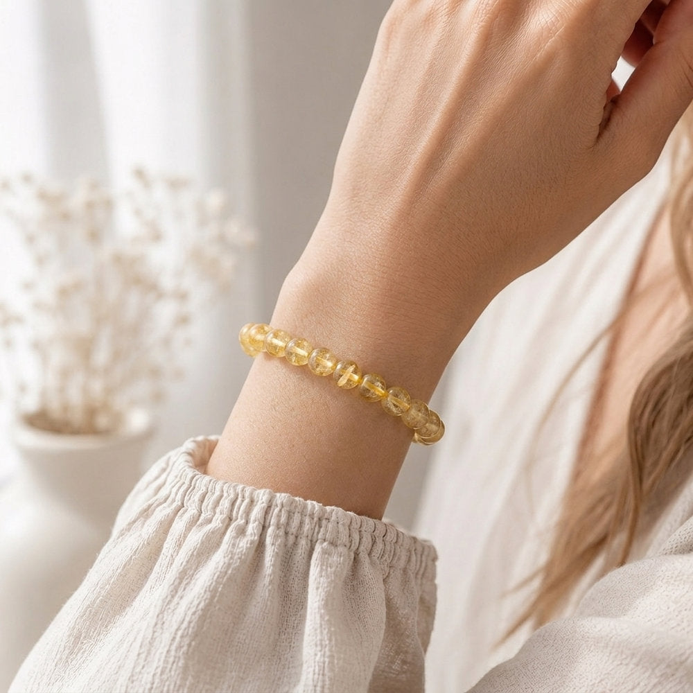 Bracelet "Réussite" en Citrine