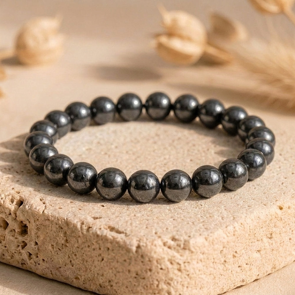 Bracelet "Évolution" en Jais