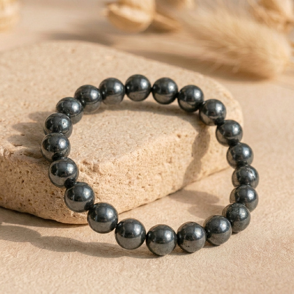 Bracelet "Évolution" en Jais