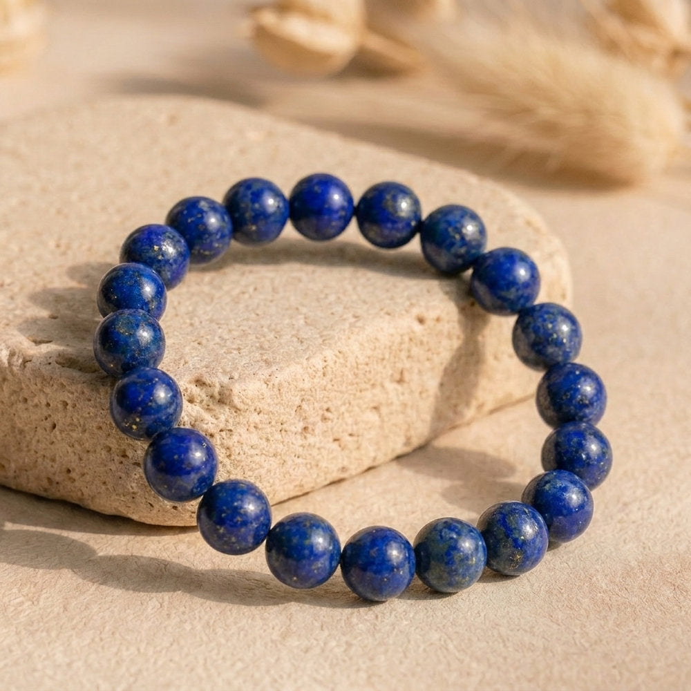 Bracelet "Contrôle" en Lapis Lazuli