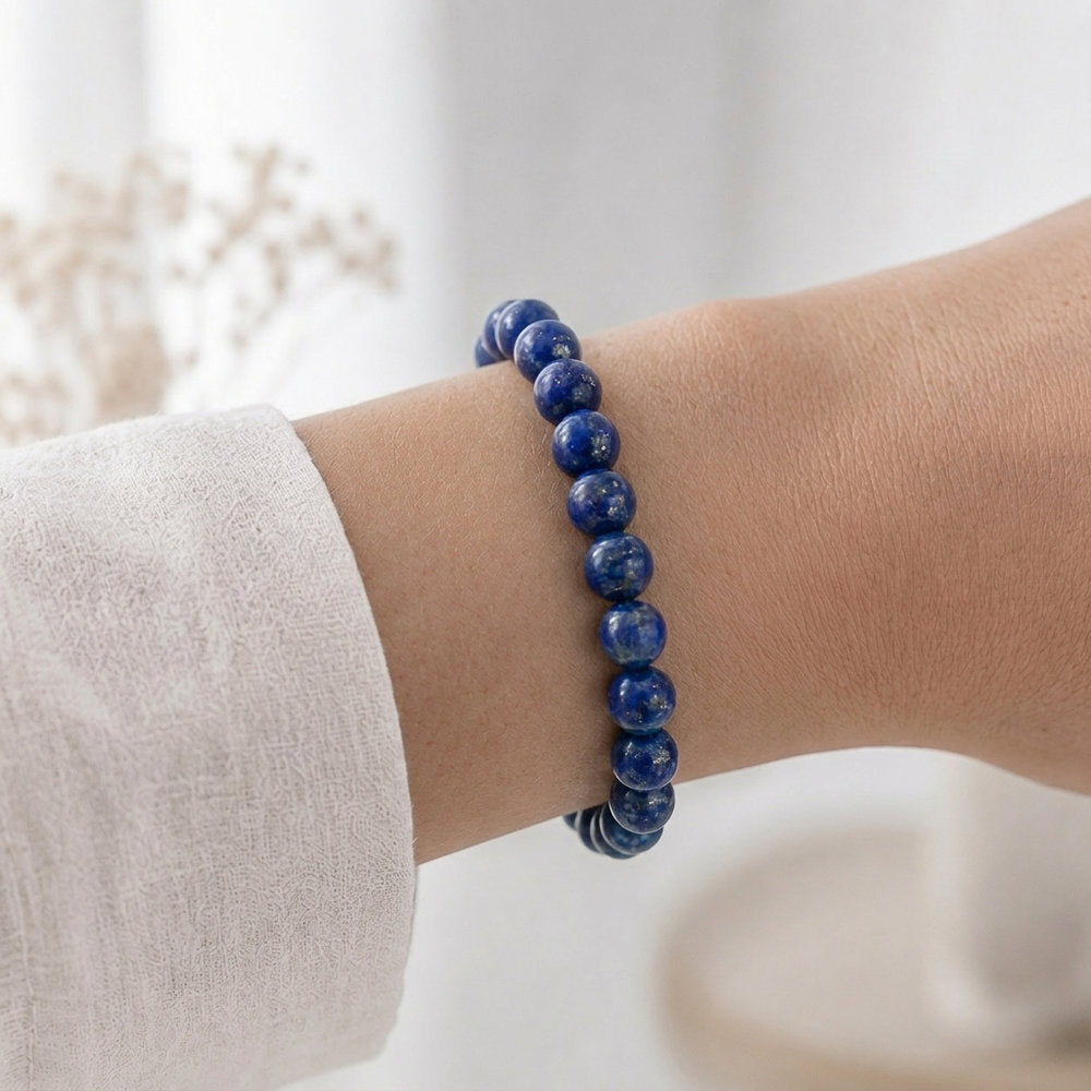 Bracelet "Contrôle" en Lapis Lazuli