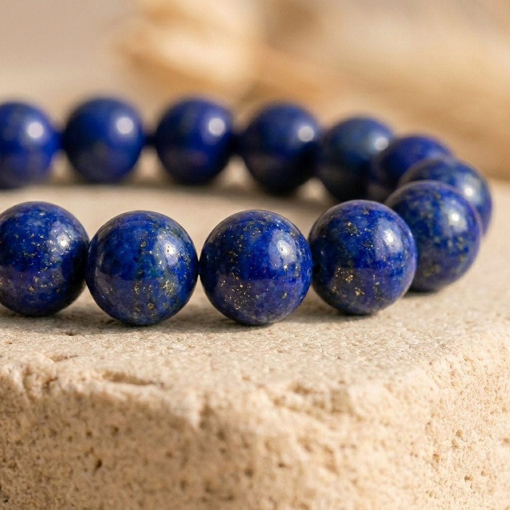 Bracelet "Contrôle" en Lapis Lazuli