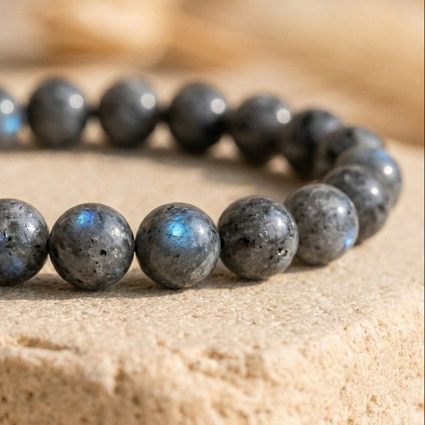 Bracelet "Relaxation" en Larvikite