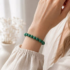 Bracelet "Paix" en Malachite