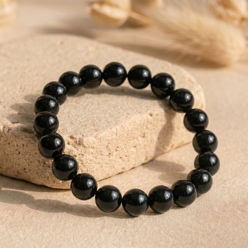 Bracelet "Absorption" en Tourmaline Noire