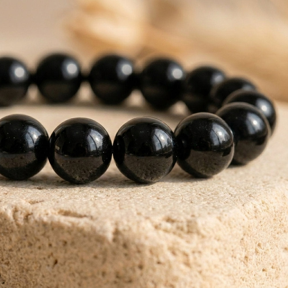 Bracelet "Absorption" en Tourmaline Noire