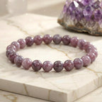 Bracelet "Éveil" en Lépidolite