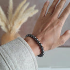 Bracelet "Dissipation" en Hématite
