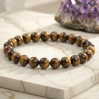 Bracelet "Confiance" en Oeil-de-Tigre