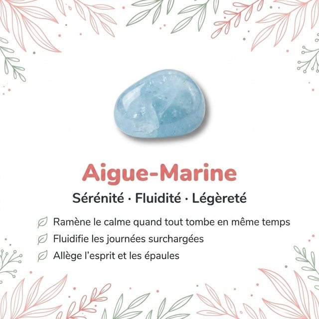 Vertus de la pierre : Aigue Marine