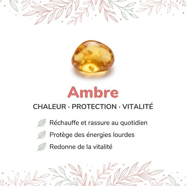 Vertus de la pierre : Ambre
