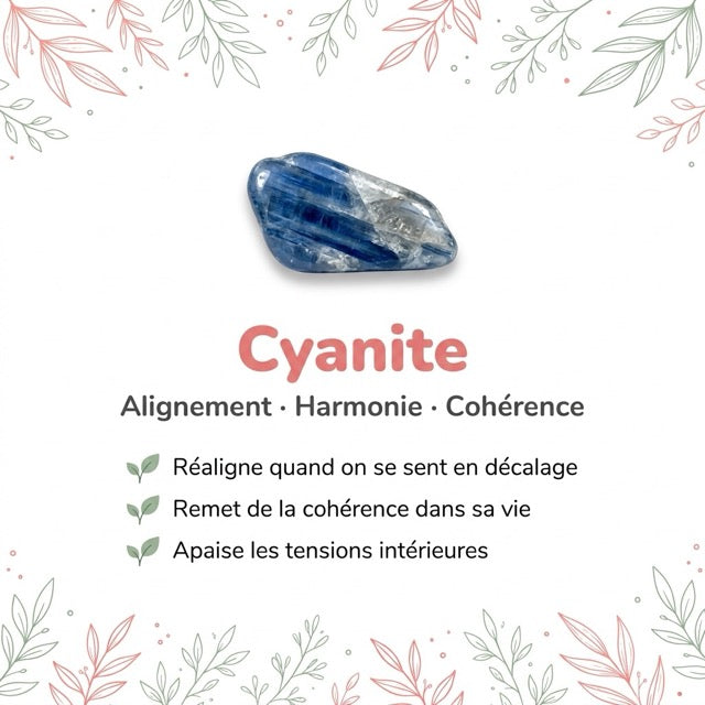 Vertus de la pierre : Cyanite