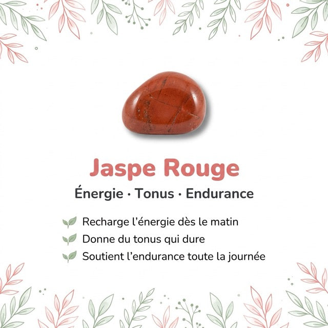 Vertus de la pierre : Jaspe Rouge