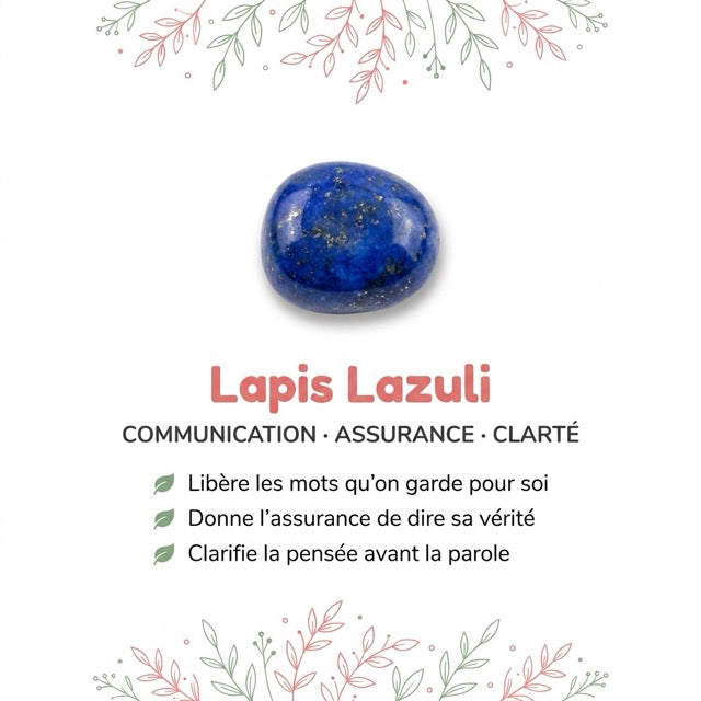 Vertus de la pierre : Lapis Lazuli