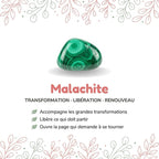 Vertus de la pierre : Malachite