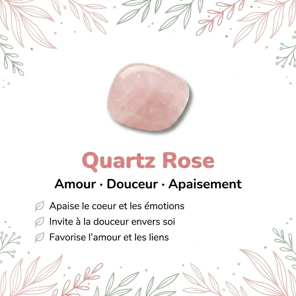 Vertus de la pierre : Quartz Rose