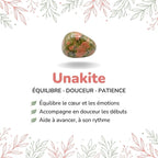 Vertus de la pierre : Unakite