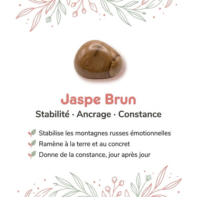 Bracelet "Soulagement" en Jaspe